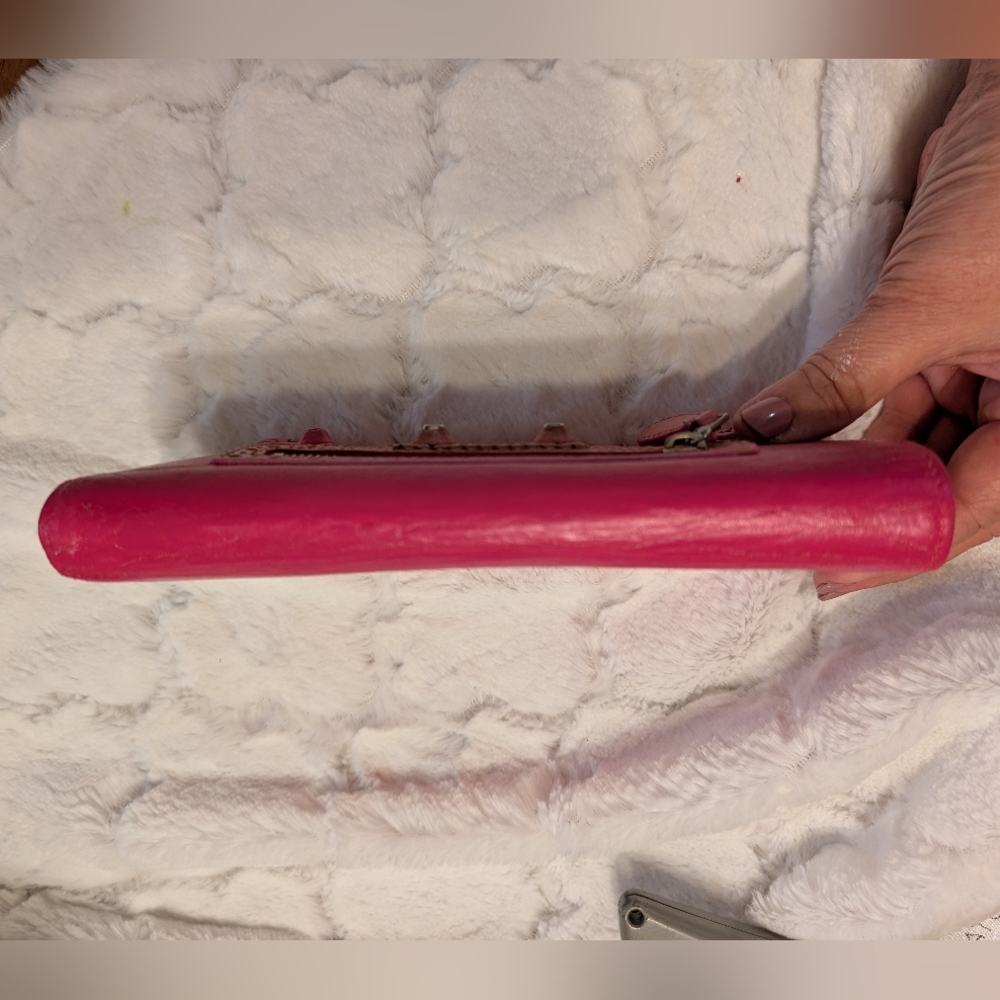 Balenciaga Pink Leather Women's Wallet As Is - Picture 6 of 13